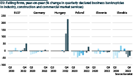 Hungary has ledCentral Europe for business bankruptcies since mid-2022