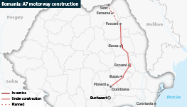 Romania's Moldavia highway will connect both Ukraine to Constanta and its own less developed north-east region